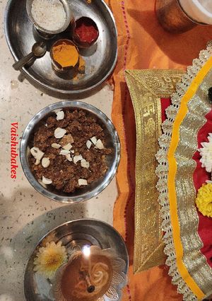 A picture of Jaggery Halwa.