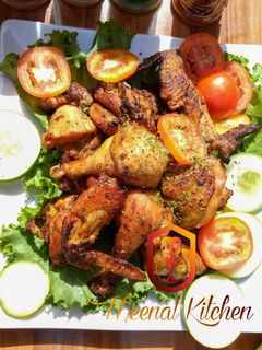 Grill chicken parts ainihin hoton girkin