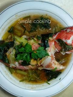 Foto resep Steam ikan kakap merah