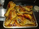 Piernas de pollo doradas
