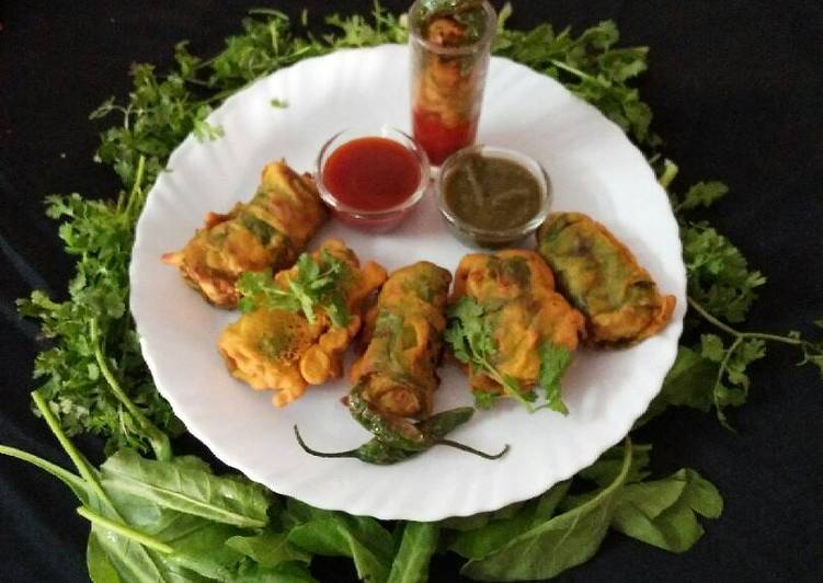 Spinach roll patties