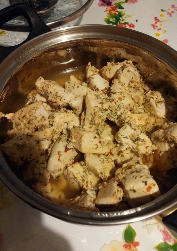 Куриное филе в мультиварке