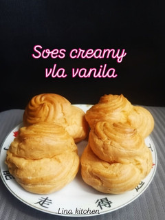 Foto resep Soes Creamy Vla Vanila