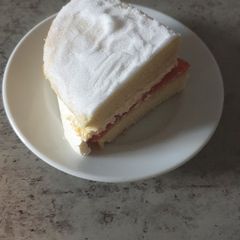 A picture of Cream and Jam Sandwich Cake.