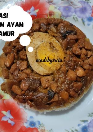 Foto resep Nasi Tim Ayam Jamur (madebyircia)
