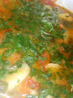 A picture of Spring onion potatoes #vegetablecontest.
