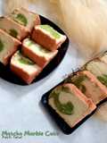 Matcha Marble Cake Putih Telur