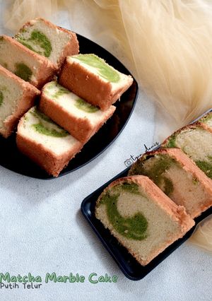 Foto resep Matcha Marble Cake Putih Telur