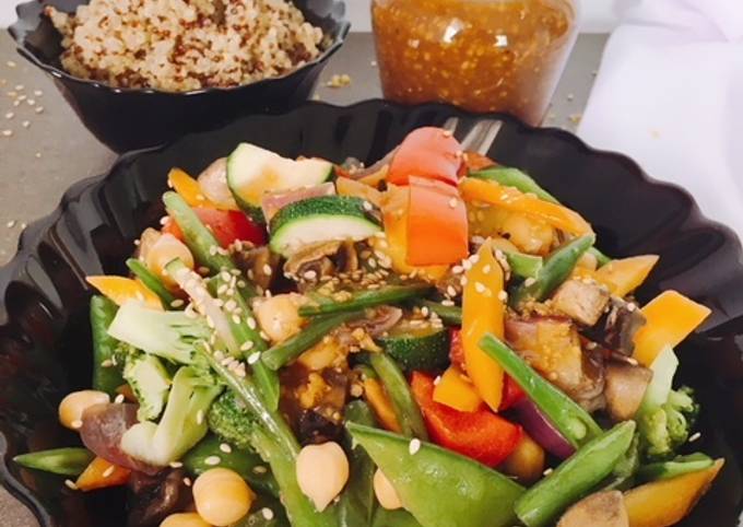 Stir Fried Vegetables with Orange Sauce#Seasonal Ingredients