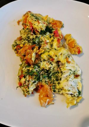Une photo de Omelette à l’indienne