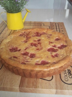 Foto resep Strawberry yogurt pie