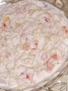 A picture of Macroni salad.