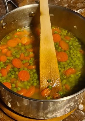 Une photo de Petits pois à la parisienne