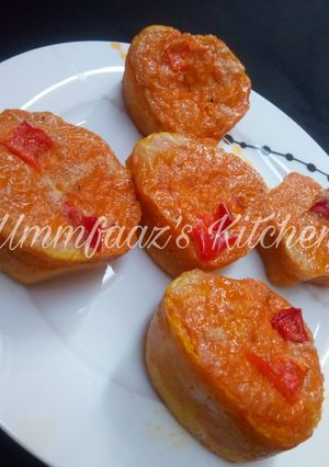 A picture of Oven baked moimoi.