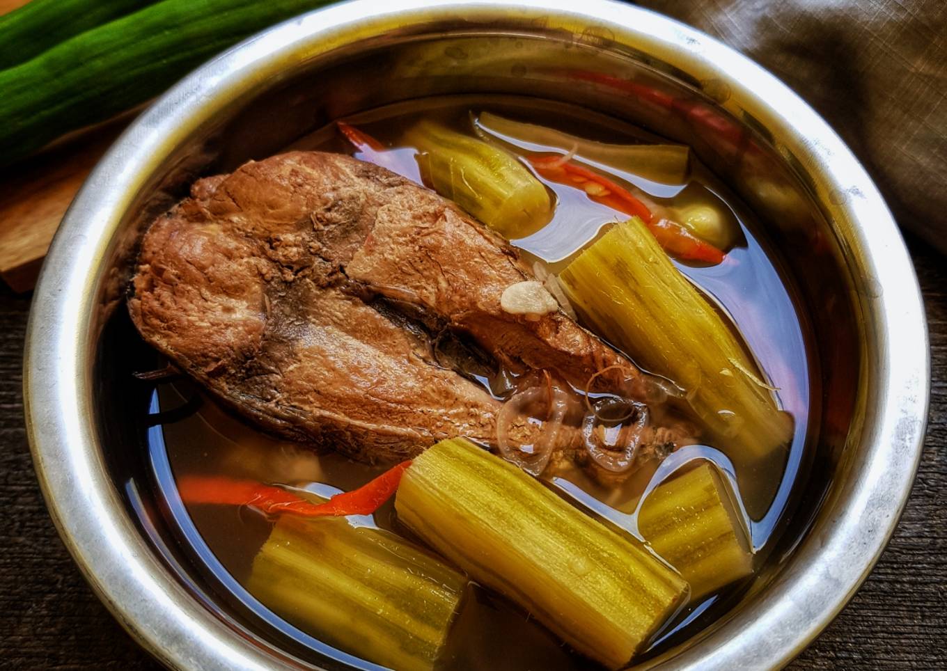 Sayur Asem Klentang Ikan Asap