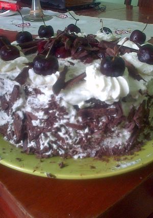 Una foto de Torta selva negra