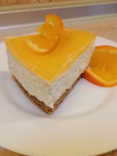 Narancsos sajttorta recept fotója