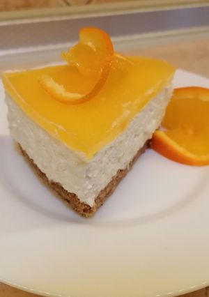 Narancsos sajttorta recept fotója