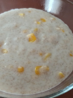 Una foto de Dulce de avena con leche de coco