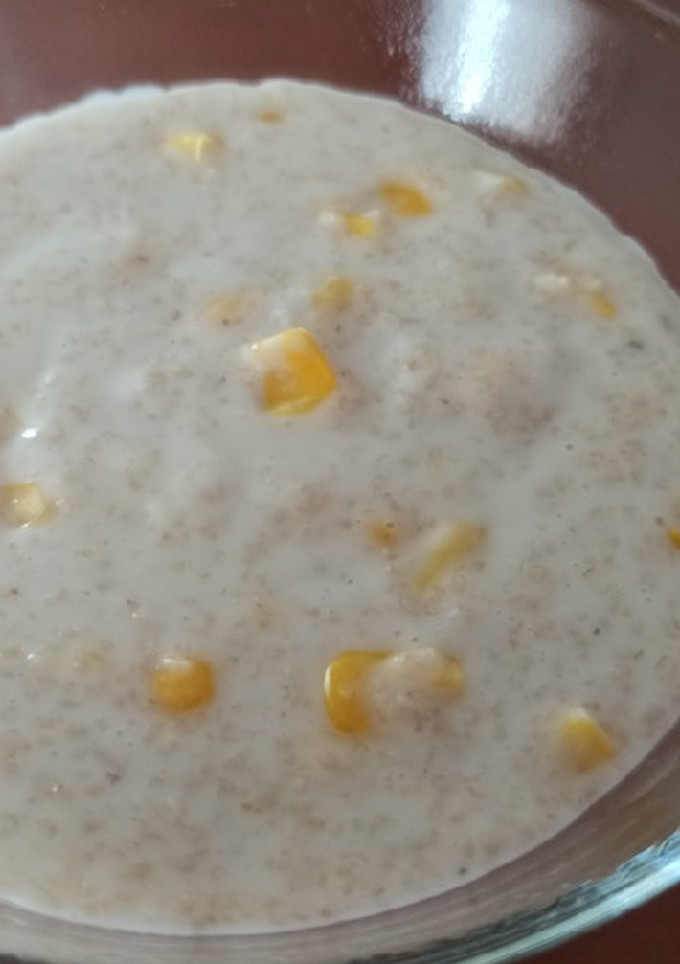 Una foto de Dulce de avena con leche de coco