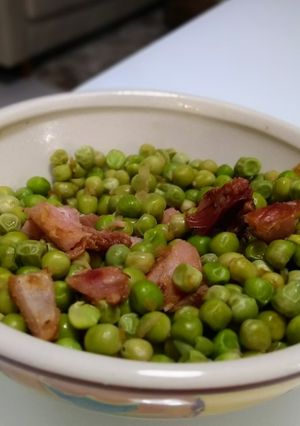 Foto de Ervilhas Com Bacon