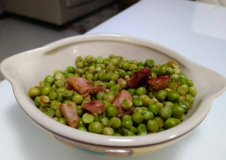 Ervilhas Com Bacon - Tudogosreceitas