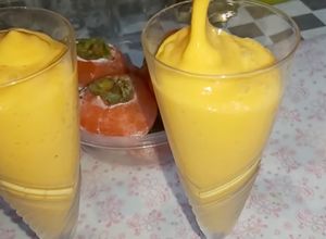 Foto de Smoothie de Dióspiro e Banana