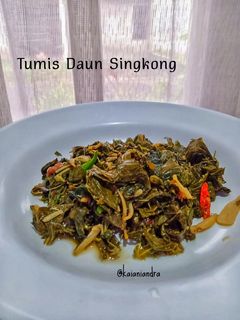 Foto resep Tumis Daun Singkong