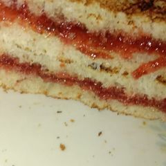 A picture of Bread jam Sandwich.