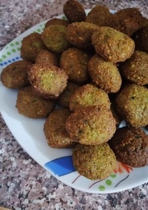 صورة لوصفة فلافل مقلية بيتية