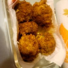 A picture of Jes's Scotch Quail Eggs.