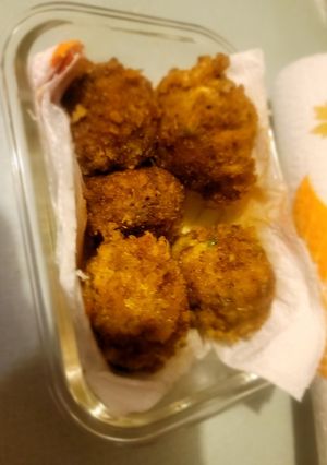 A picture of Jes's Scotch Quail Eggs.
