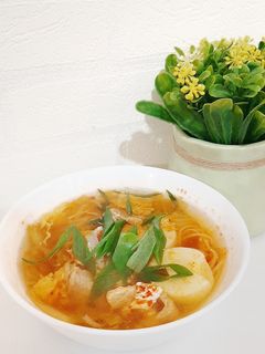 Foto resep Sundubu Jjigae (Korean Spicy Soft Tofu Stew)