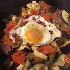 A picture of California Farm Cast Iron Ratatouille Stew.