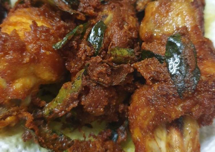 Resep masakan Ayam goreng berempah Malaysia | Cara Buat Ayam goreng berempah Malaysia Yang Enak Dan Lezat