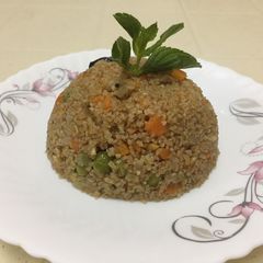 A picture of Broken Wheat upma | Dalia upma.