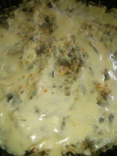 Una foto de Riquísima tarta de berenjenas y pollo