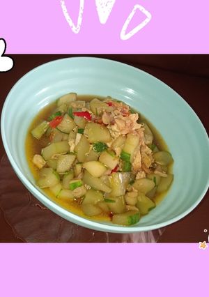 Foto resep Tumis Timun Telur