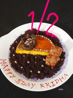 A picture of Half year bread pudding cake.