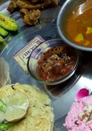 A picture of Bengali Thali.