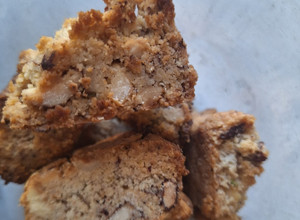 A picture of Keto biscotti (twice cooked).