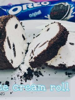 Foto resep Oreo ice Cream Roll