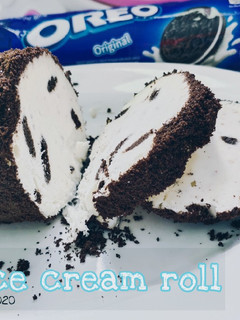 Foto resep Oreo ice Cream Roll