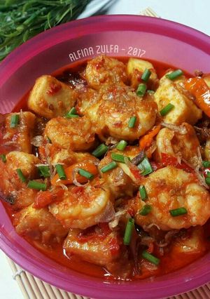 Foto resep Balado Udang Putih Telur