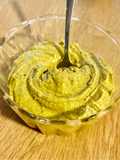 Crema de pistacho y chocolate blanco