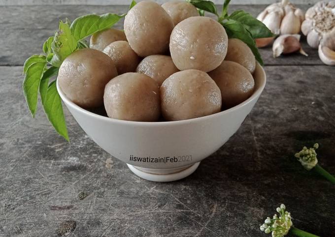 Panduan Masakan Resep Bakso Jamur Tiram Tepung Ketan