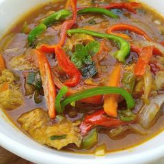 Shredded beef sauce A picture of Shredded beef sauce.