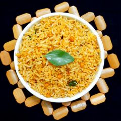 Peanuts podi rice A picture of Peanuts podi rice.