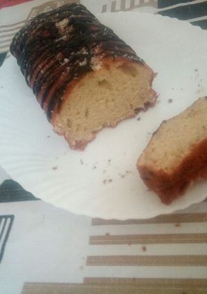 صورة لوصفة كيك خفيف للمساء 😋😋