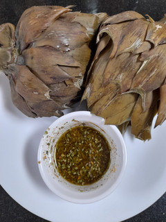 Una foto de Alcachofas